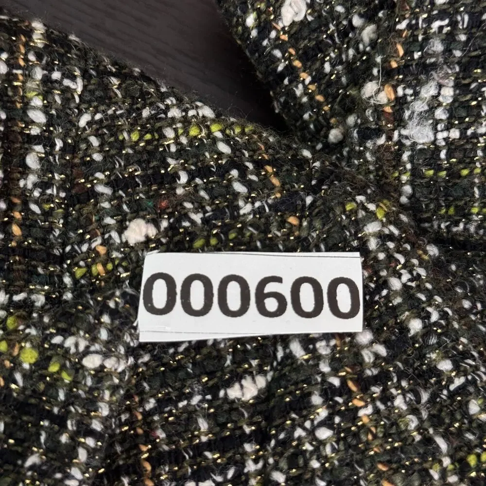 Etcetera Jacket Womens 4 Metallic Tweed Coat Academia Preppy Zipper Detail - Picture 13 of 13